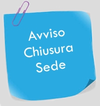 avviso chiusura sede